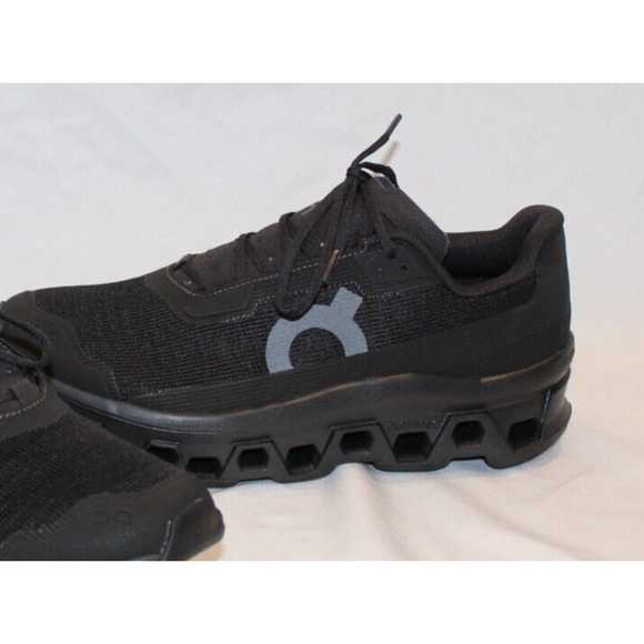 ON CLOUD MEN\'S CLOUDMONSTER VOID RUNNING ATHLETIC SNEAKERS BLACK NIB‎